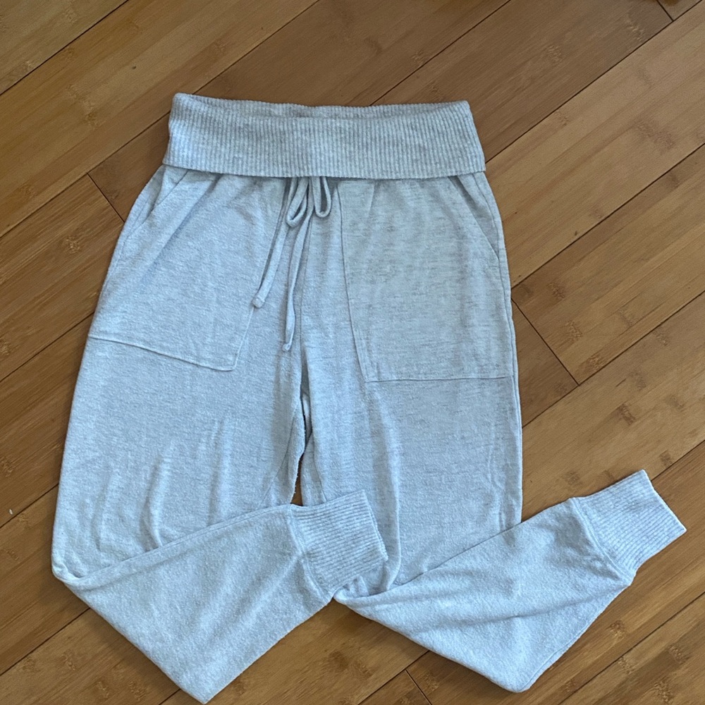 Aerie Real Soft Foldover Plush Lightweight Joggers